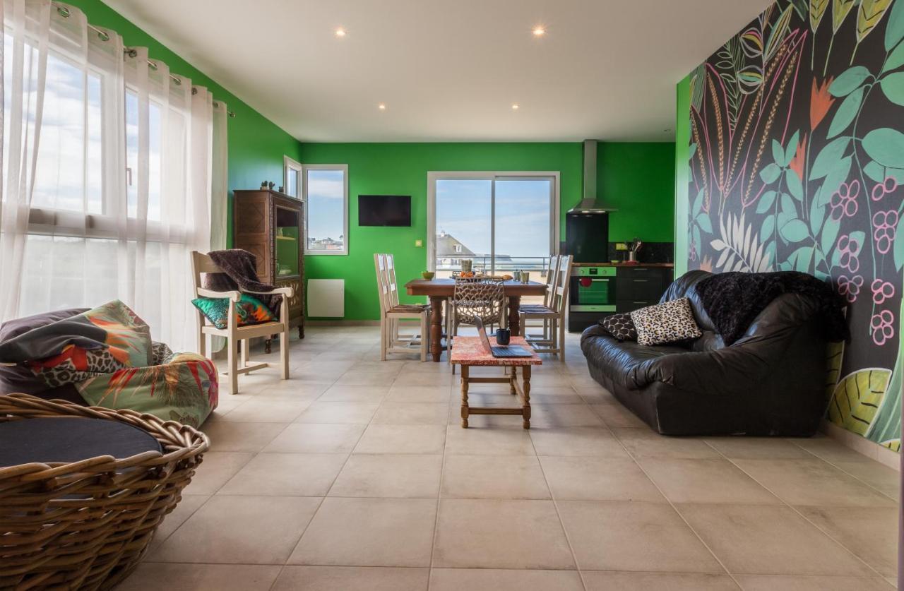 Babord, Appt Avec Terrasse Et Vue Mer Saint-Côme-de-Fresné 외부 사진