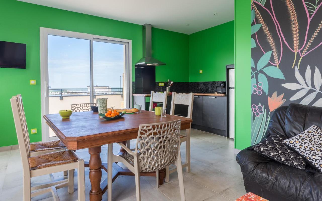 Babord, Appt Avec Terrasse Et Vue Mer Saint-Côme-de-Fresné 외부 사진